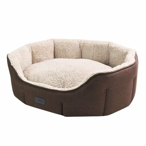 Nobby Komfort Bett oval LICA braun 86 x 70 x 24 cm