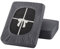 UNBBRRL Sofa sitzkissenbezug Stretch, rutschfest bezüge für Sofa mit Krawatten, sitzkissenbezug eckbank überzug Couch schoner Auflage (W(100-130cm),D(30-50cm),med Gray)
