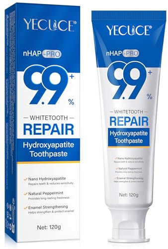 Zahnpasta, Hydroxylapatit-Zahnpasta, Repariert Zahnschmelz, Stärkt Die Zähne, Anti-Empfindlichkeit, Beruhigt Das Zahnfleisch, Frischer Atem, Natürliche Zahnpflege, 120g (1PCS)