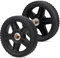 Milisten 2pcs Enhanced Control Lawn Mower Wheels Plastic Caster Wheels Fit for Push Mowers Easy Installation Performance