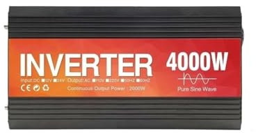 Convertisseur Tension Onduleur Voiture 12V 24V 220V Onde Sinusoïdale 4000 W 3000 W 2000 W 1600 W 1000 W Convertisseur d'onde Sinusoïdale Transformateur Solaire(24V,4000W Uni)