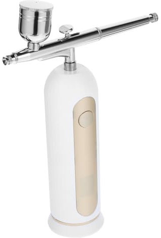 NUOBESTY Electric Spray Gun for Cake Decorating Airbrush Machine Portable Design for Makeup Nails and Crafts Includes Airbrush Paint Kit Dual-Action Control for Precision