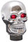 SMKJ Universal Auto Schaltknauf totenkopf Rot LED Schaltknüppel Aluminium Shifter Knob für most Manuelles oder automatisches Getriebe Ohne RGA