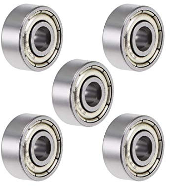 ARCELI 5Pcs 623ZZ Rillenkugellager 10mm x 3mm x 4mm Silberton