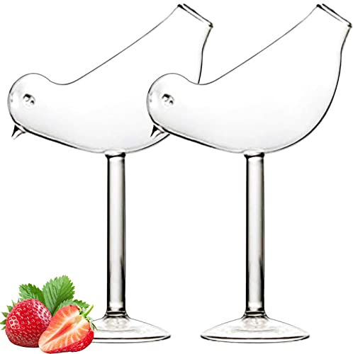 Bicchiere da cocktail – 200 ml creative Bird design – Set di 2 cocktail individualità vetro calice GLASS0004