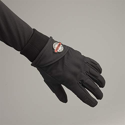 Richa Guantes Wind Zero, Herren Handschuhe, Schwarz, Large - 5WZ-100-L