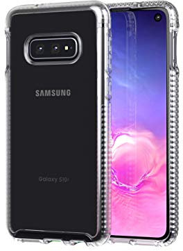 tech21 Protective Samsung Galaxy S10e Case Ultra Thin Back Cover with BulletShield Protection - Pure Clear - Transparent