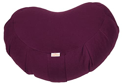 Yogabox Meditationskissen Zafu Zen Halbmond Basic mit Zip