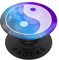 Yin Yang Wasserfarbe Ying Yang Farbe Blau Lila Blue Farben PopSockets Klebender PopGrip