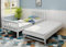 Panana Modern 2in 1 Trundle Solid Pine Wood Bed Frame Single Bed with Extra Sleepover Bed (White)