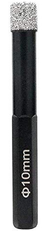 Diamond Hole Cutter 10mm Diamond Tipped Drill Bit Glass Ceramic Tile Hole Saw Cutter