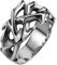 HCMA Vintage aushöhlen Design Edelstahl Dornen Herrenring Paar Ringe für Männer Frauen Cooles nordisches Wikinger Schmuck Geschenk