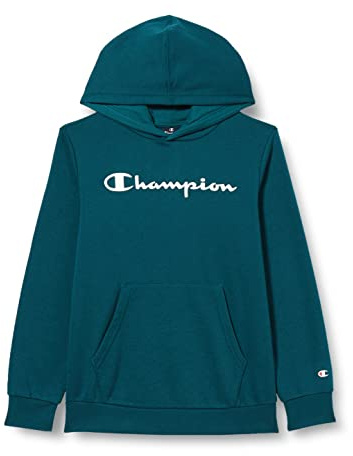 Champion Jungen Kapuzenpullover Legacy- Classic Logo, Verde Acqua, 15-16 Jahre