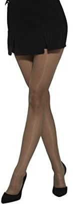 MYCHICLEGS Collant voile fin 20 DEN femme beige vert (Olive) T5