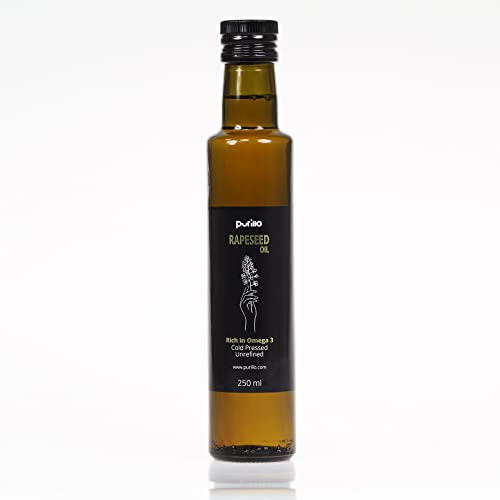Rapeseed oil, cold-pressed, unrefined - Purillo (250 ml)
