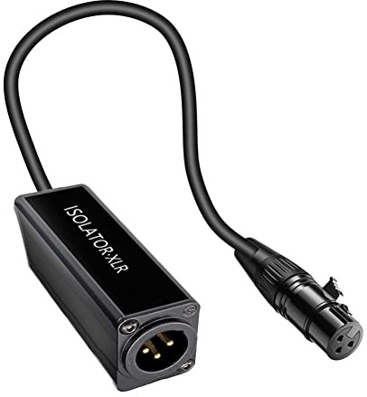 Ocnvlia XLR eliminiert Geräusche und Erdungsschleife, Audio-Isolator, Anti-Interferenz-Strom, eliminiert Geräusche