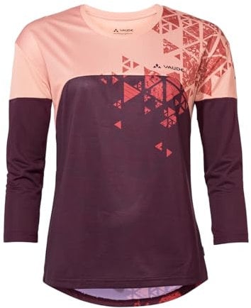 VAUDE Damen Women's Moab Ls V T-Shirt, Soft Rose, 42 EU