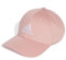 adidas Unisex Cotton Twill Baseball Cap, semi pink Spark/White,One size