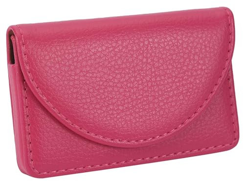 sundee Visitenkartenetui aus Leder, Brieftasche, Kreditkartenbuch mit Magnetverschluss, minimalistisches Kreditkartenetui, Yh-lzw-rs, Einheitsgröße, Klassisch