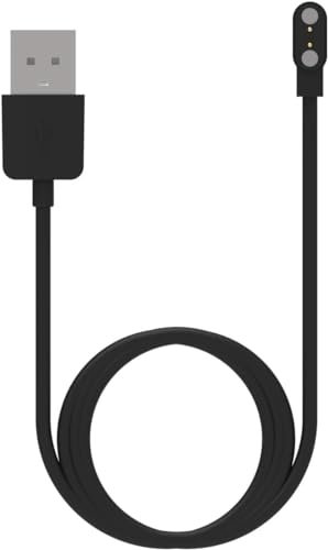 Black Compatible with Da Fit Smart Watch Charger, Replacement USB Charger Cable 3.3 Ft Charging Cord Smartwatch Cables and Chargers for Smart Watch with Da Fit App Smartwatch Accessories