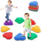 Piedras de Equilibrio para Niños,8 Piedras Antideslizante Piedras de Paso,Desarrollar la Coordinación y el Equilibrio en Interiores y Exteriores Curso de Obstáculos (clásico)