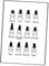 Perfeclan Nail Shape Display Nail Color Display Board Decorative Nail Art Accessories Hanging Picture Nail Art Tool Nail Salon 30x40cm, A