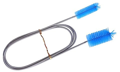 GREENADSCAPE Aquarium Reinigungsbürste Feder Nylon Doppelspitze Schläuche Rohr Reiniger Werkzeug