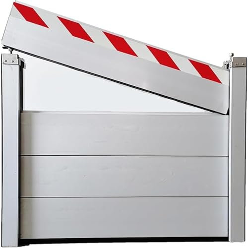 Barrera Anti-Inundaciones Para Puertas, Protección Inundaciones Para Garaje, Barrera Anti-Inundaciones De Aluminio, Barrera Reutilizable Contra Inundaciones(90x40cm)