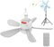 Genérico Ventilador De Techo De Campamento, Ventilador De Patio Al Aire Libre Con Luz Ligera Y Control Remoto: Velocidad Ajustable, Dispositivo Recargable Para Pergola RV