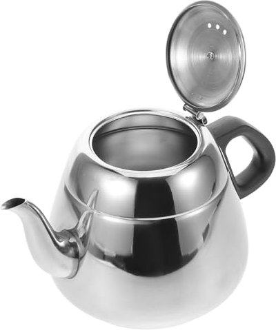 Warmhm Edelstahl Wasserkocher Mit Großer Kapazität Dickwandiger Induktionsgeeigneter Teekessel Vielseitig Für Teeaufguss Und Wasserkochen Modernes Design Für Zuhause Und Camping