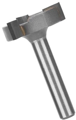 Bit del Router T, Testa di Taglieri in Lega YG6, Acciaio Al Carbonio di Alta qualità, Stinco 6 Mm, Strumento di Lavorazione del Legno, Bit Router a 3 Flutti Facile