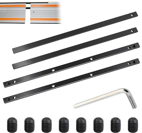 2 Set Guide Rail Connector Kit, Compatible with Festool Makita P-45777 Track Rail Saw Long Cuts DeWALT Tracks Saws SP6000 198885-7 Curtain Track Accessories