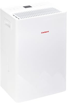 Corberó – Deshumidificador CDG20 Capacidad 20 LDía Depósito 5,5 L Drenaje Continuo Apagado Automático Refrigerante R290 Bajo Consumo Color Blanco