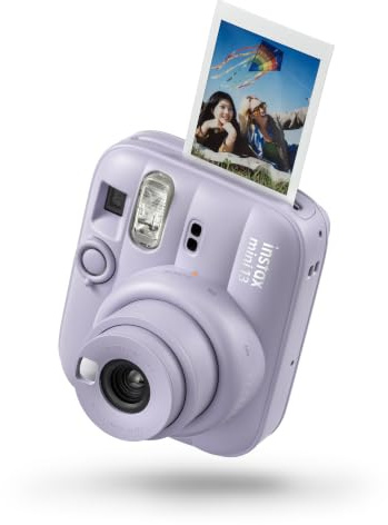 Fujifilm instax mini 13 Dreamy Purple, Fotocamera Istantanea Ibrida | Specchietto Selfie e Modalità Autoscatto, Esposizione Automatica, Flash Integrato, Design Pop, Dimensioni Stampa 86mm x 54mm