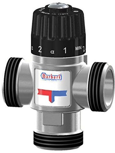 Thermostat Mischventil Mittlerer Hafen Mischwasser 30-65C 2,3m3/h 1 Male BSP