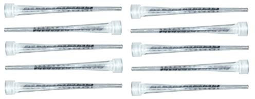SN-TEC Statikmischer/Mischdüse/Kartuschenspitze für Verbundmörtel 210mm (kürzbar bis 160mm) passend für viele Hersteller wie Fischer, MEA, CELO, Würth usw. (10 Stück)