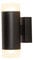 SLV Wandleuchte ASTINA zur Innen-Beleuchtung von Wänden, Treppen, Eingängen | Wand-Strahler, Wandlampe, Up- and Down-Light, Innenleuchte, Design-Leuchte, Flurlampe | 2x GU10, max. 10W, schwarz