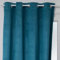 Atmosphera - Verdunklungsvorhang Otto aus Samt - mit Ösen - blaugrün 140x260 cm - Blaugrün