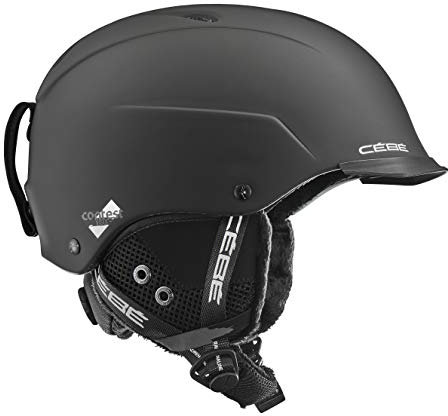 Cébé Unisex – Erwachsene Contest Visor Skihelme, Matt Black, 59-61 cm