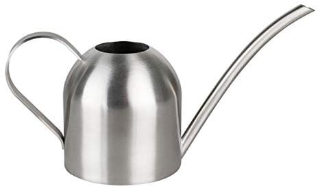 Fenteer 1000ML Gießkanne Indoor e Outdoor Lange Auslauf Bonsai Sukkulenten Bewässerung Topf Jar Garten, Silber