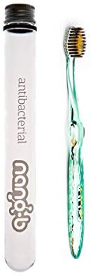 NANO B Gold Grün antibakterielle Zahnbürste