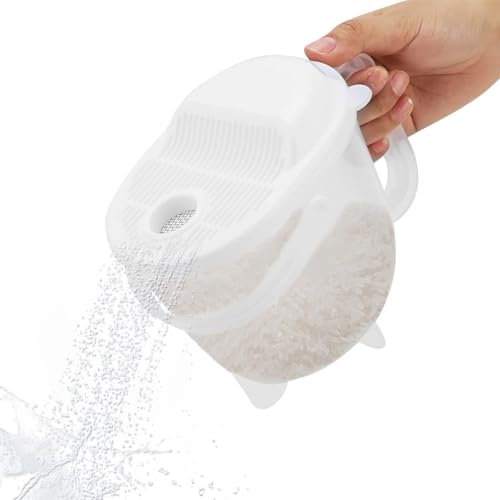 Cuenco Para Lavar Arroz, Colador Para Lavadora De Arroz, Cuenco Para Colador De Arroz, Cesta Para Lavar Con Asa Para Grano De Quinua, Fruta Vegetal