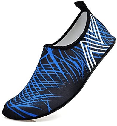AUXDIQ Schwimmschuhe Badeschuhe Aquaschuhe Surfschuhe Wasserschuhe Strandschuhe Barfuß Schnell Trocknend für Damen Herren