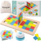 MARAYAN, Jeux de société Famille, pour Enfant et Grand de 3 à 60 Ans, Games Montessori Smart, Cadeau Fille Garcon, Jeu de Voyage logique et memoire, Casse Tete, Puzzle en Bois