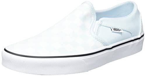 Vans Damen Asher Sneaker, Checkerboard Delicate Blue White, 36 EU
