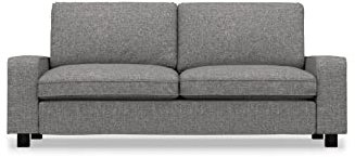 COMFORTLY 2-Sitzer Sofa Schonbezug Ersatz Handgefertigt Kompatibel mit KIVIK 2-Sitzer Couch (Heavy Duty - Anthrazit)