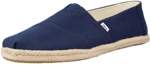 TOMS Men's Alpargata Rope Loafer Flat, Blue Navy, 7.5 UK