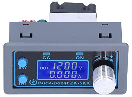Jadeshay DC Buck Boost Converter, CC 6-36V a 0.6-36V Programable Ajustable Módulo de Fuente de alimentación regulada para Equipos electrónicos(ZK-5KX)