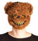 PartyXPeople Maske Bär I Unisex | Gruselige Maske I Fester Halt I Vollmaske I Ausdrucksstark I Geeignet für Halloween, Karneval und Role-Play