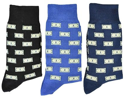 6 Paia Calze da Uomo Estive Colorate con Fantasia in Filo di Scozia - Cotone Elasticizzato - Made in Italy - Resistenti - Lunghe e Corte (39/42, Money)